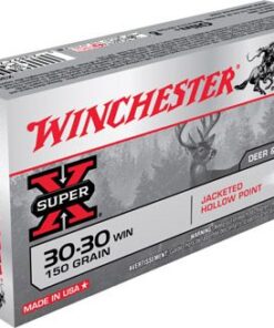Winchester Super-X Rifle Ammunition X30301, 30-30 Winchester, Hollow Point (HP), 150 GR, 2390 fps, 20 Rd/bx