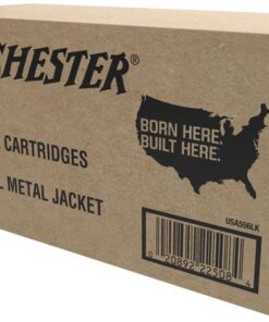 Winchester USA Rifle Ammunition WM1931000, 5.56mm NATO, Full Metal Jacket (FMJ), 55 GR, 3180 fps, 1000 Rd/bx