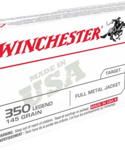 Winchester USA Rifle Ammunition USA3501, 350 Legend, Full Metal Jacket, 145 GR, 2350 fps, 20 Rd/bx