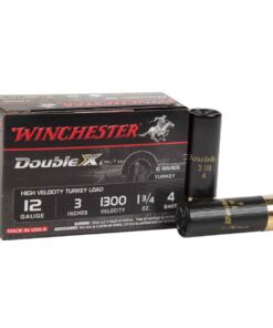 Winchester Double X High Velocity 12 Gauge 3in #4 1-3/4oz Turkey Shotshells - 10 Rounds