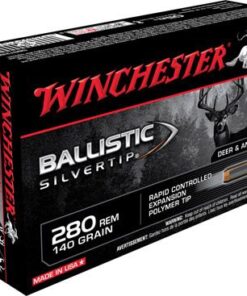 Winchester Supreme Rifle Ammunition SBST280, 280 Remington, Ballistic Silvertip, 140 GR, 3040 fps, 20 Rd/bx