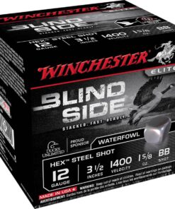 Winchester Blind Side 2 12 Gauge 3-1/2in BB 1-5/8oz Waterfowl Shotshells - 25 Rounds