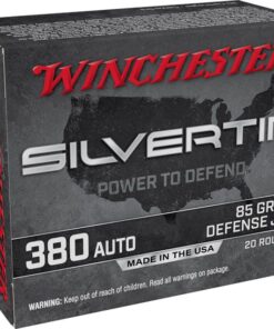 Winchester Silvertip Pistol Ammunition W380ST, 380 ACP, Silvertip, 85 GR, 1000 fps, 20 Rd/bx