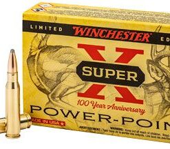 Winchester Super-X 100th Anniversary Rifle Ammunition X308100, 308 Winchester, Power-Point, 150 GR, 2820 fps, 20 Rd/bx