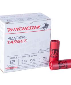 Winchester Super Target 12 Gauge 2-3/4in #7.5 1oz Xtra-Lite Target Shotshells - 25 Rounds