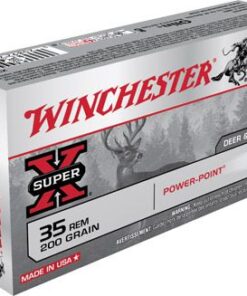 Winchester Super-X Rifle Ammunition X351R, 35 Remington, P Point, 200 GR, 20 Rd/bx