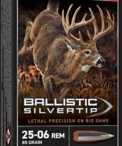 Winchester Supreme Rifle Ammunition SBST2506A, 25-06 Remington, Ballistic Silvertip, 85 GR, 3470 fps, 20 Rd/bx