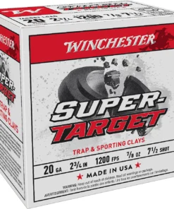 Winchester Super-X 20ga 2 3/4in 7.5 Shot 7/8oz Shot Shell - 25 Rounds