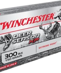 Winchester Deer Season XP Rifle Ammunition X300BLKDS, 300 AAC Blackout, Extreme Point, 150 GR, 1900 fps, 20 Rd/Bx