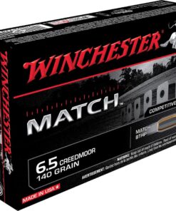 Winchester Sierra MatchKing S65CM, 6.5 Creedmoor, Boat Tail Hollow Point, 140 GR, 2556 fps, 20 Rd/bx