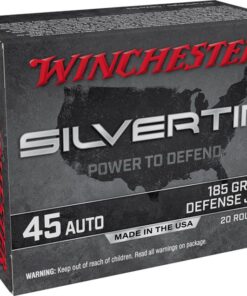 Winchester Silvertip Pistol Ammunition W45AST, 45 ACP, Silvertip, 185 GR, 1000 fps, 20 Rd/bx