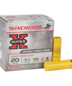 Winchester Super-X 20 Gauge 2-3/4in #8 1oz Upland Shotshells - 25 Rounds