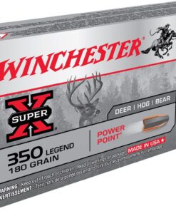 Winchester Super-X Rifle Ammunition X3501, 350 Legend, Power-Point, 180 GR, 2100 fps, 20 Rd/bx