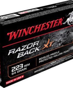 Winchester RazorBack XT Rifle Ammunition S223WB, 223 Remington, Hollow Point (HP), 64 GR, 3020 fps, 20 Rd/bx