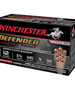 Winchester Defender 12 Gauge 2-3/4in 00 Buck 9-Pellet Buckshot Shotshells - 10 Rounds