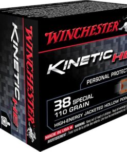 Winchester Kinetic HE Pistol Ammunition HE38JHP, 38 Special, JHP, 110 GR, 950 fps, 20 Rd/Bx