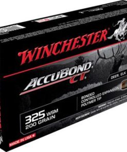 Winchester Supreme Rifle Ammunition S325WSMCT, 325 WSM, AccuBond CT, 200 GR, 2950 fps, 20 Rd/bx