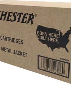 Winchester USA Lake City Rifle Ammunition USA223LK, 223 Remington, Full Metal Jacket (FMJ), 55 GR, 3240 fps, 1000 Rd/bx
