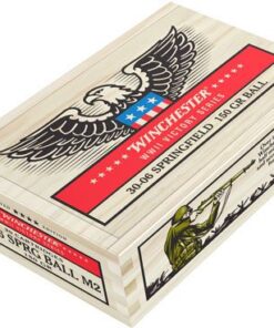 Winchester WWII Victory Series Rifle Ammunition X3006WW2, 30-06 Springfield, Flat Base, 150 GR, 2740 fps, 20 Rd/bx