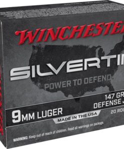 Winchester Silvertip Pistol Ammunition W9MMST2, 9mm, Silvertip, 147 GR, 1010 fps, 20 Rd/bx
