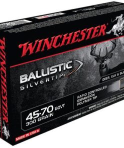 Winchester Supreme Rifle Ammunition SBST4570, 45-70 Government, Ballistic Silvertip, 300 GR, 20 Rd/bx