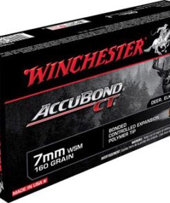 Winchester Supreme Rifle Ammunition S7MMWSMCT, 7 MM WSM, AccuBond CT, 160 GR, 3050 fps, 20 Rd/bx