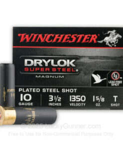 Winchester Drylok Super Steel 10 Gauge 3-1/2in T 1-5/8oz Waterfowl Shotshells - 25 Rounds