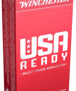 Winchester USA Ready Pistol Ammunition RED9, 9mm Luger, Full Metal Jacket Flat Nose, 115 gr, 1190 fps, 50 Rd/Bx