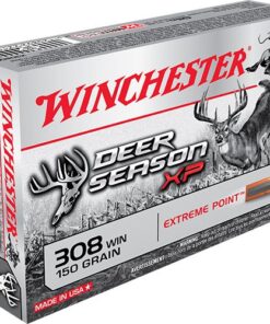 Winchester Deer Season XP Rifle Ammunition X308DS, 308 Winchester, Extreme Point Polymer Tip, 150 GR, 2820 fps, 20 Rd/bx