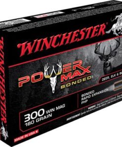 Winchester Super-X Power Max Bonded Rifle Ammunition X30WM2BP, 300 Winchester Magnum, 180 GR, 2960 fps, 20 Rd/bx