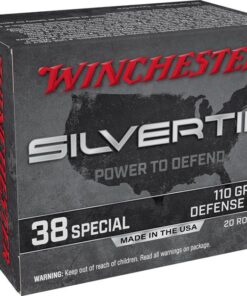 Winchester Silvertip Pistol Ammunition W38ST, 38 Special, Silvertip, 110 GR, 945 fps, 20 Rd/bx