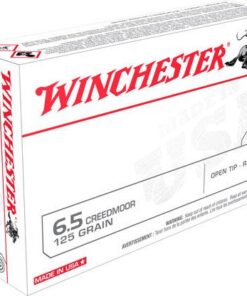 Winchester USA Rifle Ammunition USA65CM, 6.5 Creedmoor, JHP, 125 GR, 20 Rd/bx