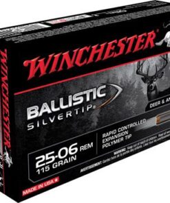 Winchester Supreme Rifle Ammunition SBST2506, 25-06 Remington, Ballistic Silvertip, 115 GR, 3060 fps, 20 Rd/bx