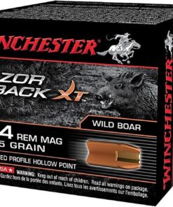 Winchester Razorback XT Ammunition S44MWB, 44 Remington Magnum, Hollow Point (HP), 225 GR, 20 Rd/bx