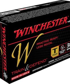 Winchester Train & Defend Handgun Ammunition W38SPLT, 38 Special, Full Metal Jacket (FMJ), 130 GR, 900 FPS, 50 Rd/bx