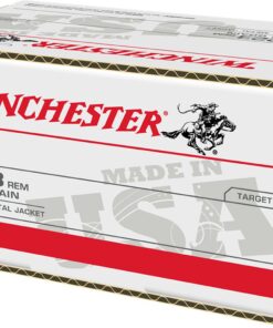 Winchester USA Rifle Ammunition W223200, 223 Remington, Full Metal Jacket (FMJ), 55 gr, 3240 fPS, 200 Rd/Bx