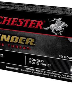 Winchester Defense Rifle Ammunition S556PDB, 223 Remington/5.56 NATO, Bonded Solid Base, 64 GR, 2800 fps, 20 Rd/bx