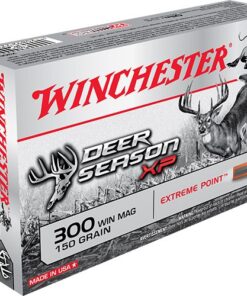 Winchester Deer Season XP Rifle Ammunition X300DS, 300 Win Mag, Extreme Point Polymer Tip, 150 GR, 3260 fps, 20 Rd/bx