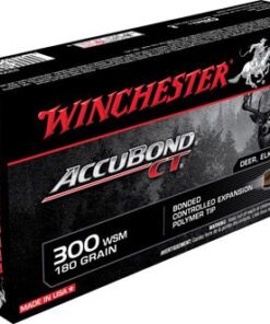 Winchester Supreme Rifle Ammunition S300WSMCT, 300 WSM, AccuBond CT, 180 GR, 3010 fps, 20 Rd/bx