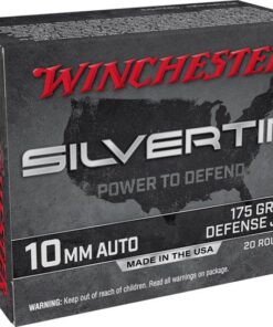 Winchester Silvertip Pistol Ammunition W10MMST, 10mm, Silvertip, 175 GR, 1200 fps, 20 Rd/bx