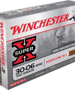 Winchester Rifle Ammunition X3006LF, 30-06 Springfield, Power Core 95/5 Lead-Free, 150 GR, 2920 fps, 20 Rd/bx