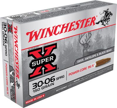 Winchester Rifle Ammunition X3006LF, 30-06 Springfield, Power Core 95/5 Lead-Free, 150 GR, 2920 fps, 20 Rd/bx 1 A48 result 9