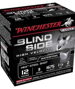 Winchester Blind Side 12 Gauge 3in #2 1-1/8oz Waterfowl Shotshells - 25 Rounds