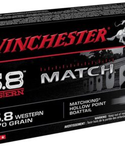 Winchester Match Rifle Ammunition S68WM, 6.8 Western, Sierra MatchKing BTHP, 170 GR, 2910 fps, 20 Rd/bx