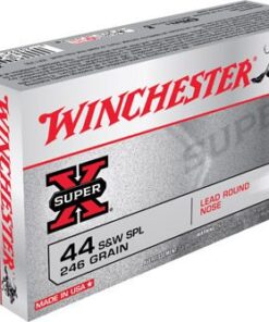 Winchester Super-X Pistol Ammunition X44SP, 44 Special, Lead Round Nose (RN), 246 GR, 755 fps, 50 Rd/bx