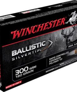 Winchester Supreme Rifle Ammunition SBST300SA, 300 WSM, Ballistic Silvertip, 180 GR, 3010 fps, 20 Rd/bx