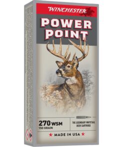 Winchester Super-X Rifle Ammunition X270WSM, 270 WSM, Power-Point, 150 GR, 3150 fps, 20 Rd/bx